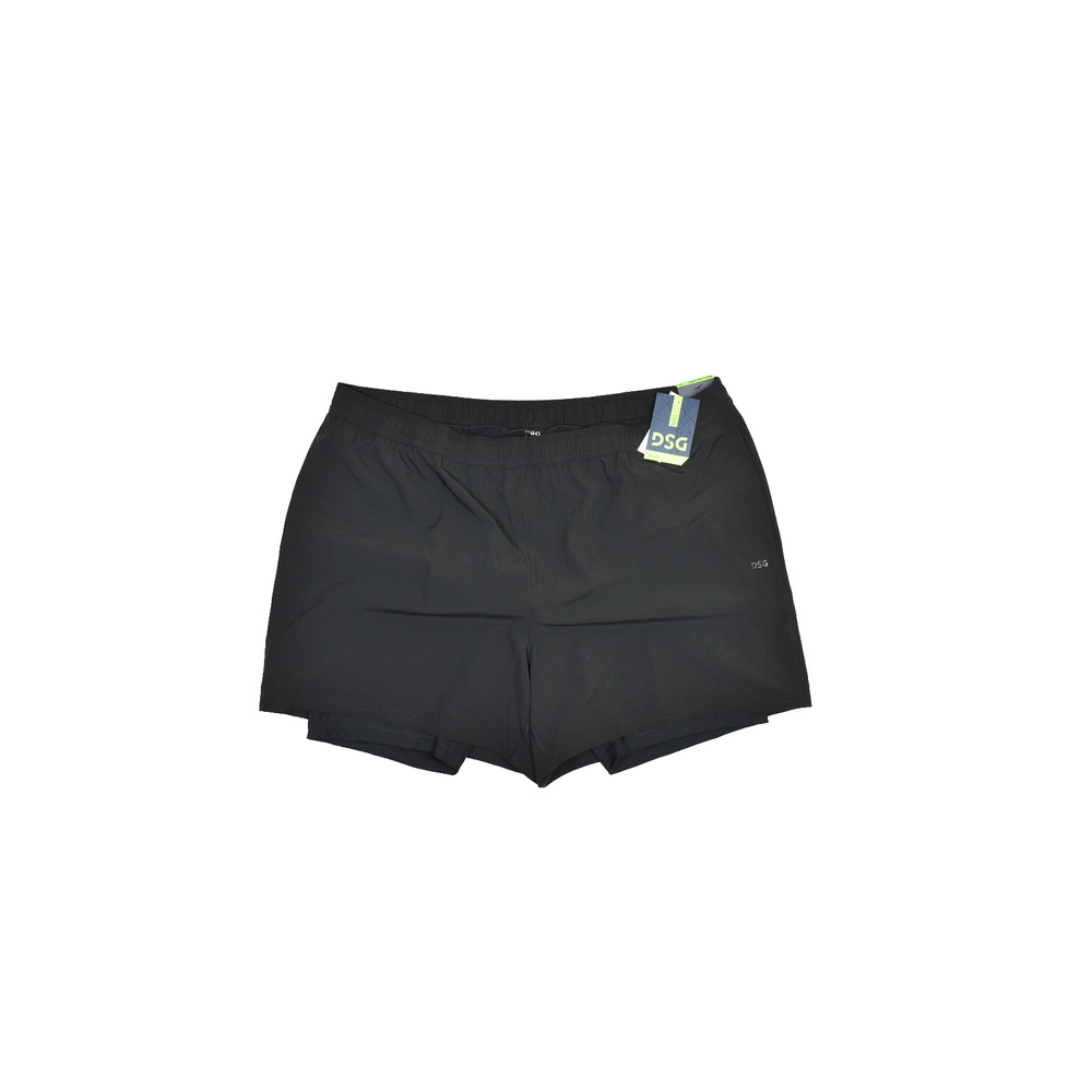 NEW DSG Men's Athletic Fit Running Shorts Black Drawstring Waist Training Sz XXL